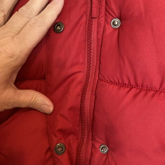 U.S. Polo Assn. Women’s Red Puffer Zip Up Jacket Coat (No Hood) Size M - Picture 5 of 12